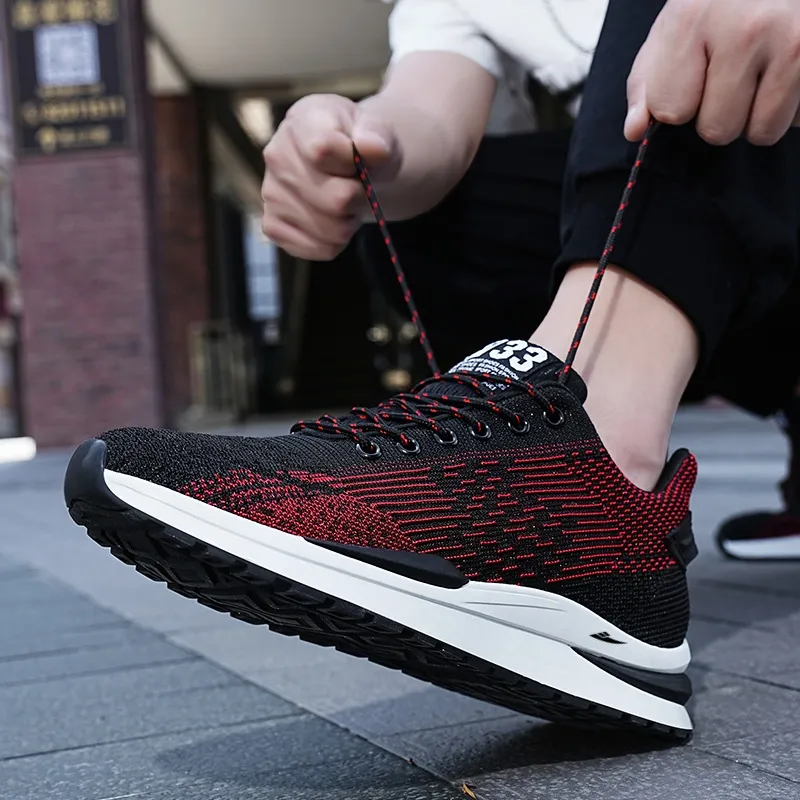 Kuding Anti Slip And Wear Resistant Cushioning Lightweight Low Top Running Shoes Men's-18