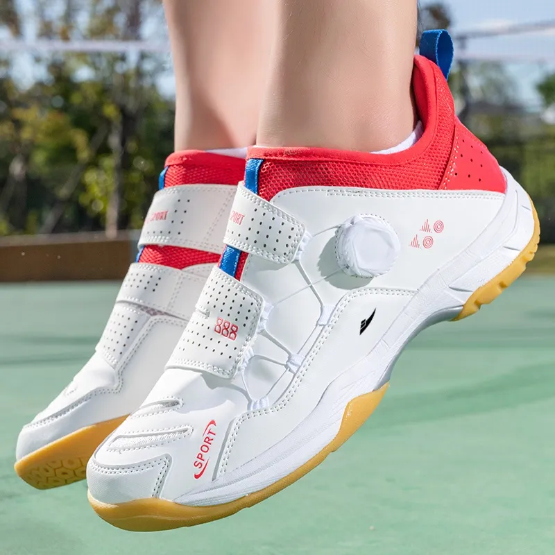 Kuding Anti-Slip And Wear-Resistant Breathable Mid-Top Badminton Shoes Unisex-9