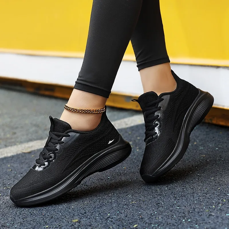 Kuding Anti Slip Wear Resistant Low Top Casual Shoes Women's-13