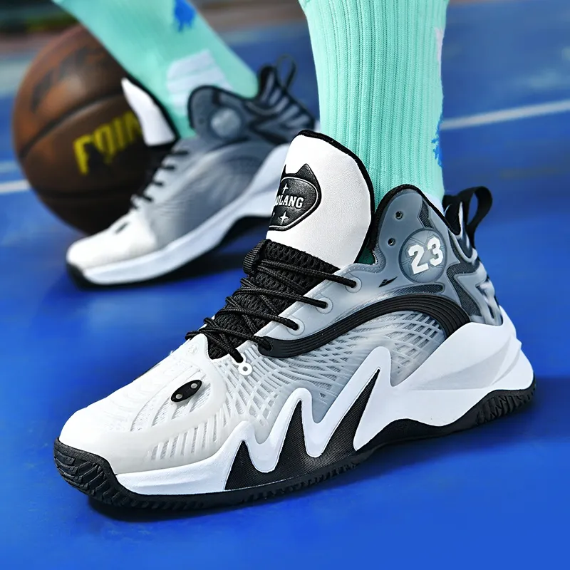 Kuding High Top Casual Shoes Men's-12