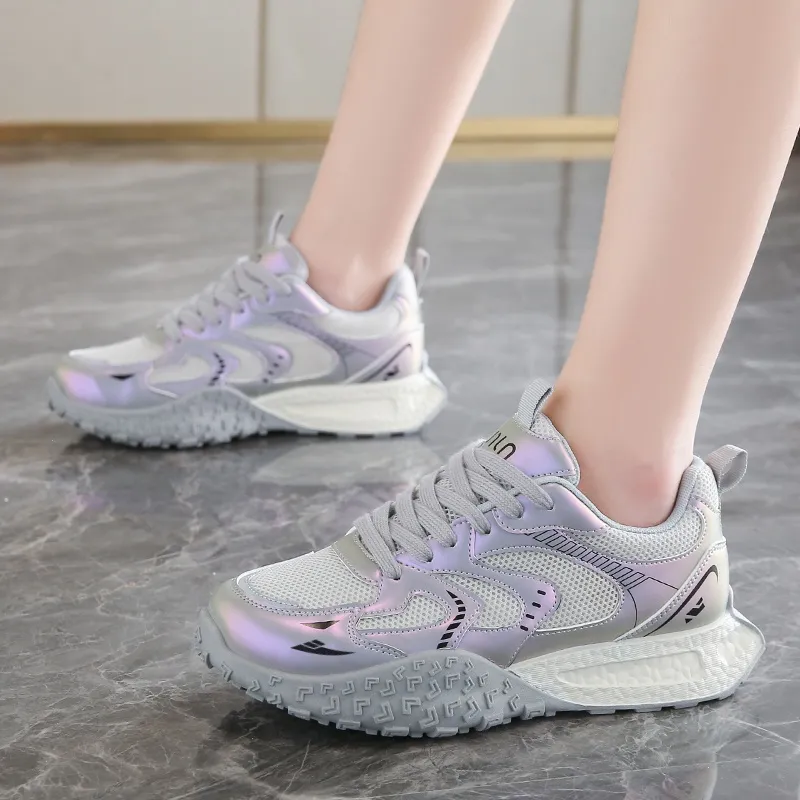 Kuding Durable Breathable Lightweight Low Top Casual Shoes Women's-21