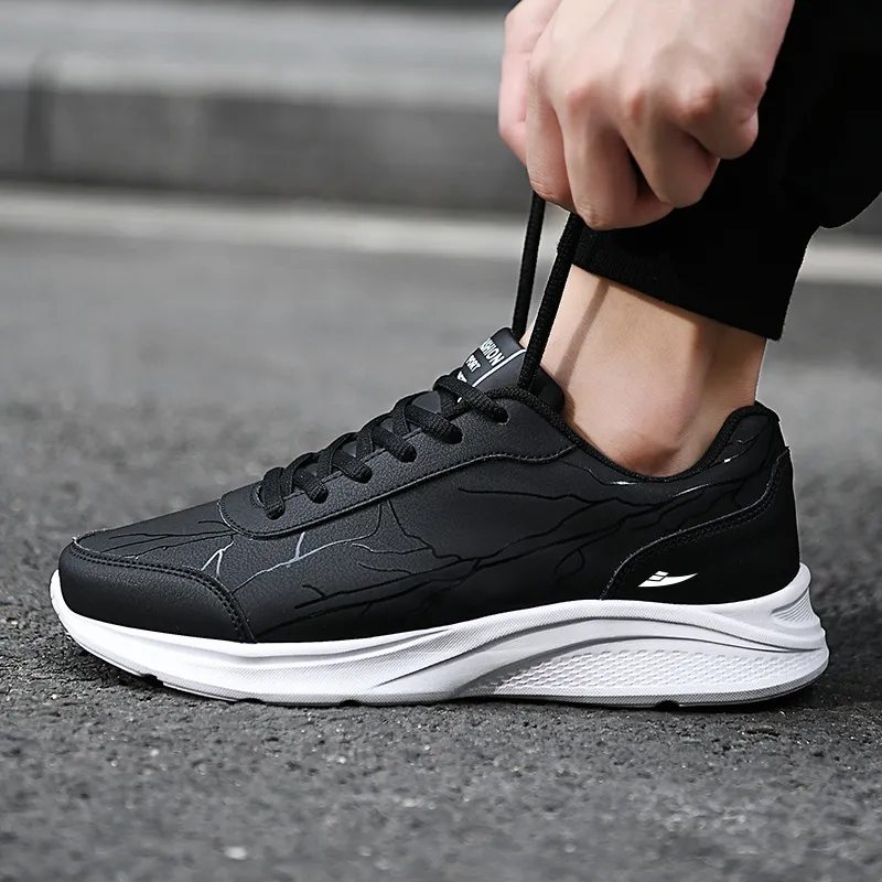 Kuding Slip-Resistant Water-Resistant Low-Top Casual Shoes Men's-6