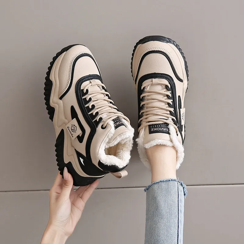 Kuding Slip Resistant Warm Casual Shoes Women's-7