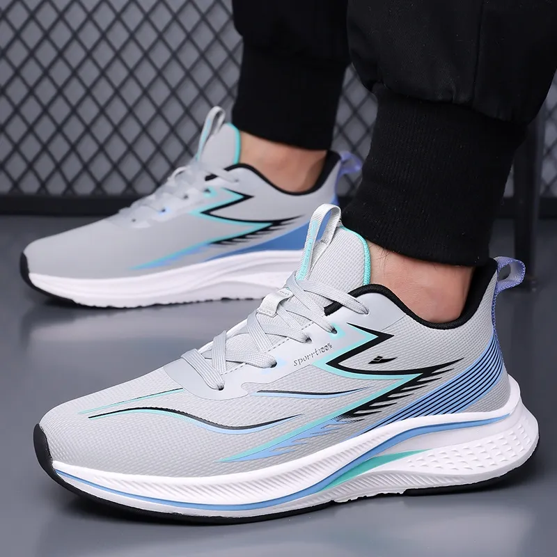 Kuding Anti Slip And Wear Resistant Breathable Low Top Casual Marathon Running Shoes Men's-1