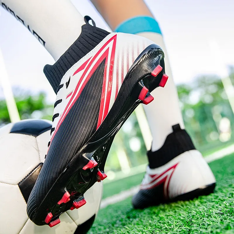 Kuding MG Rubber Short Studs Firm Ground Cushioned Slip Resistant Soccer Shoes Unisex-2