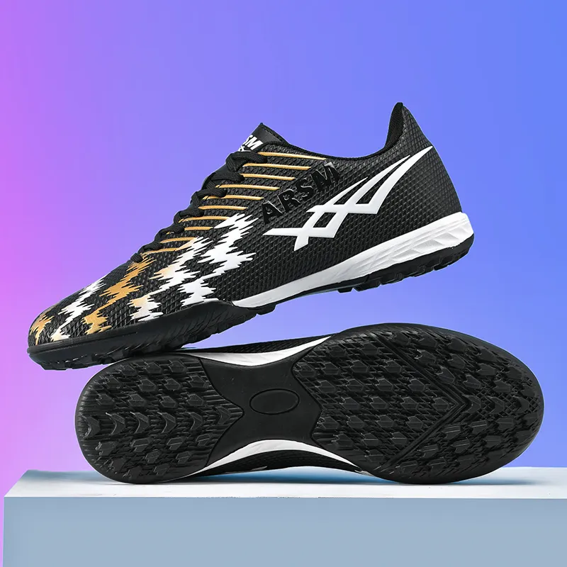 Kuding TF Rubber Broken Studs Natural Ground Cushioning Wear-Resistant Soccer Shoes Unisex-1