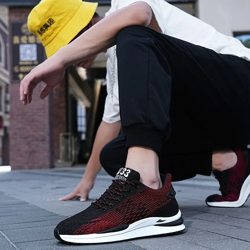 Kuding Anti Slip And Wear Resistant Cushioning Lightweight Low Top Running Shoes Men's-17