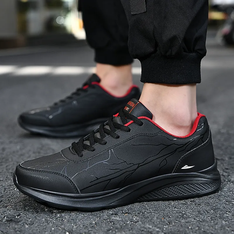 Kuding Slip-Resistant Water-Resistant Low-Top Casual Shoes Men's-11