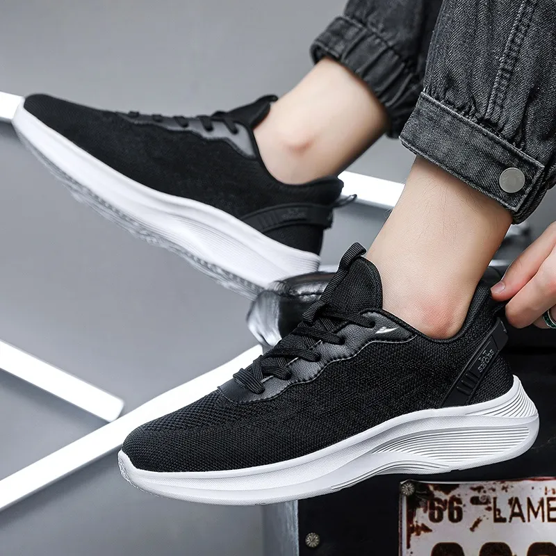 Kuding Slip-Resistant Low-Top Running Shoes Men's-1