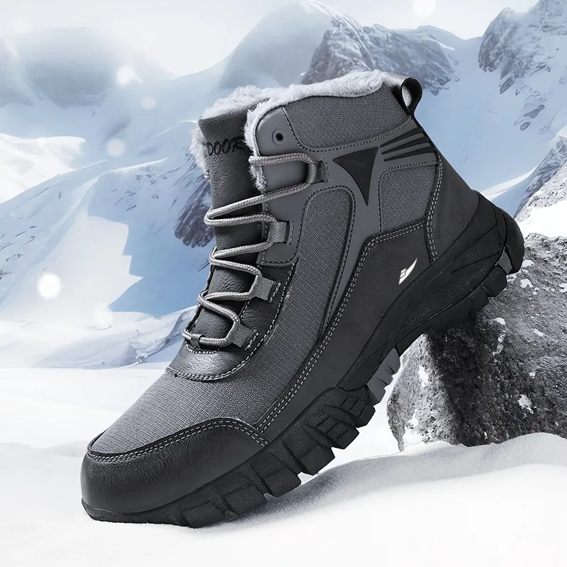 Kuding Warm Outdoor Boots Men's-8