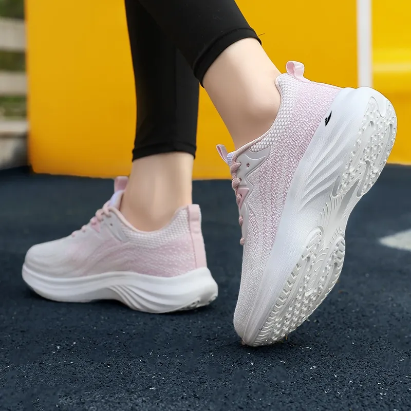 Kuding Slip Resistant Breathable Lightweight Low Top Casual Shoes Women's-4