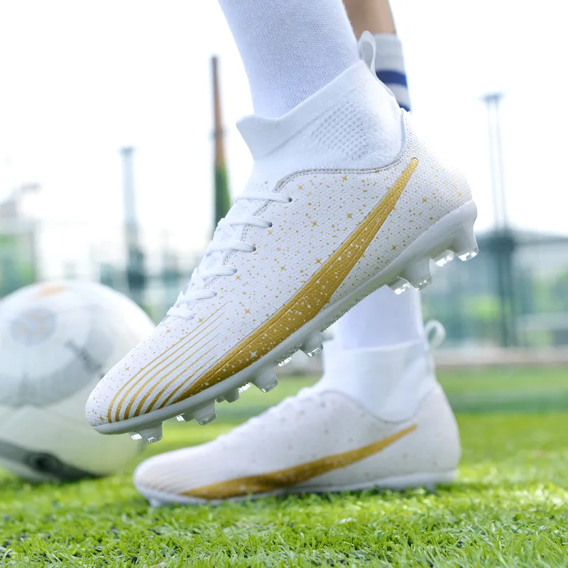 Kuding MG Rubber Short Studs Natural Ground Cushioning Wear-Resistant Soccer Shoes Unisex-6