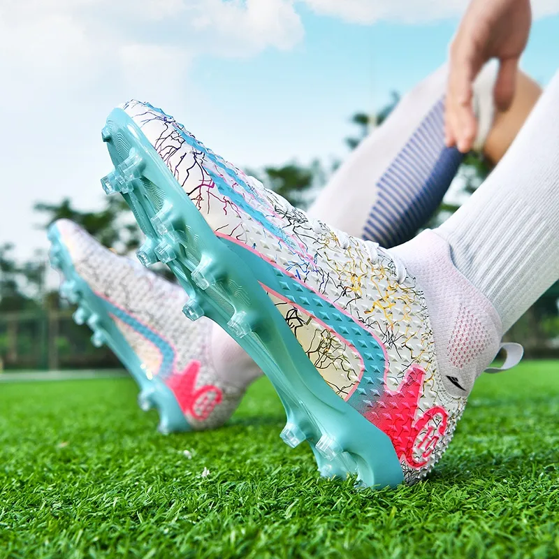 Kuding MG Rubber Short Studs Natural Ground Abrasion-Resistant Soccer Shoes Unisex-2