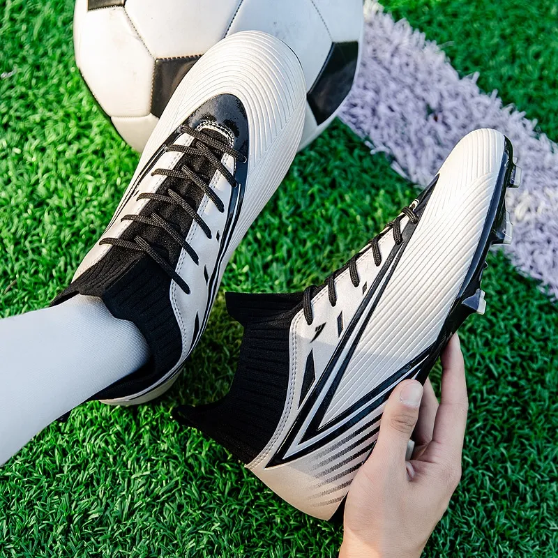 Kuding MG Rubber Short Studs Firm Ground Cushioned Slip Resistant Soccer Shoes Unisex-8