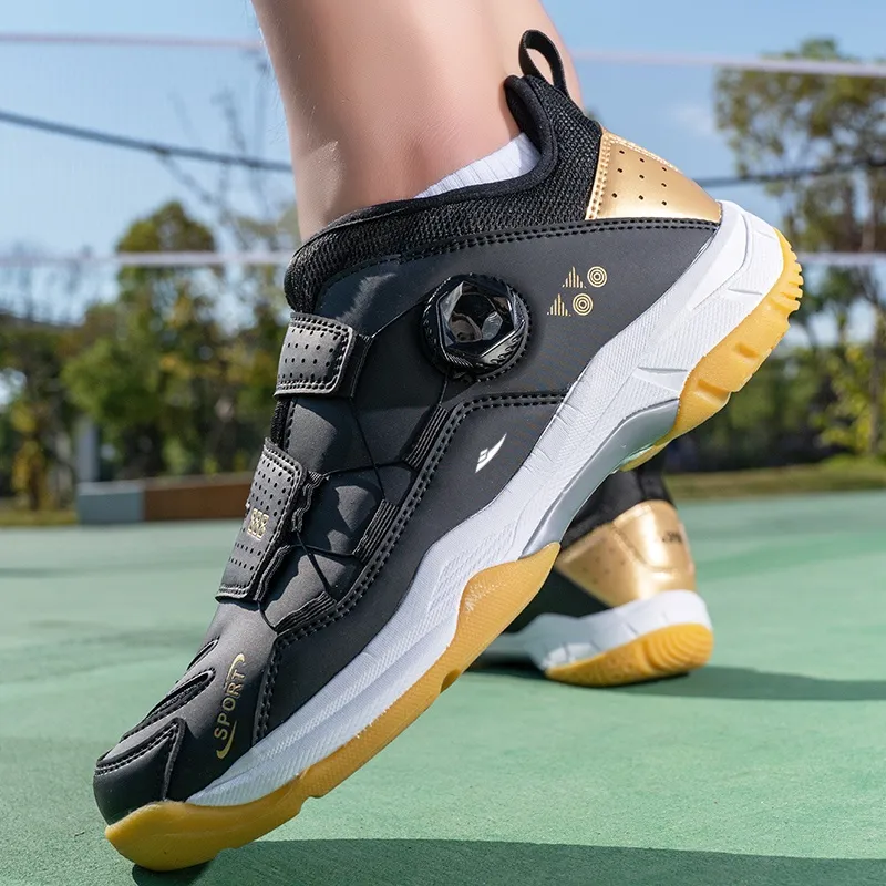 Kuding Anti-Slip And Wear-Resistant Breathable Mid-Top Badminton Shoes Unisex-2