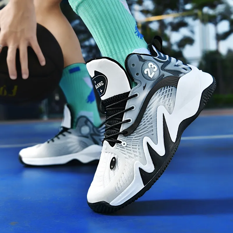 Kuding High Top Casual Shoes Men's-13