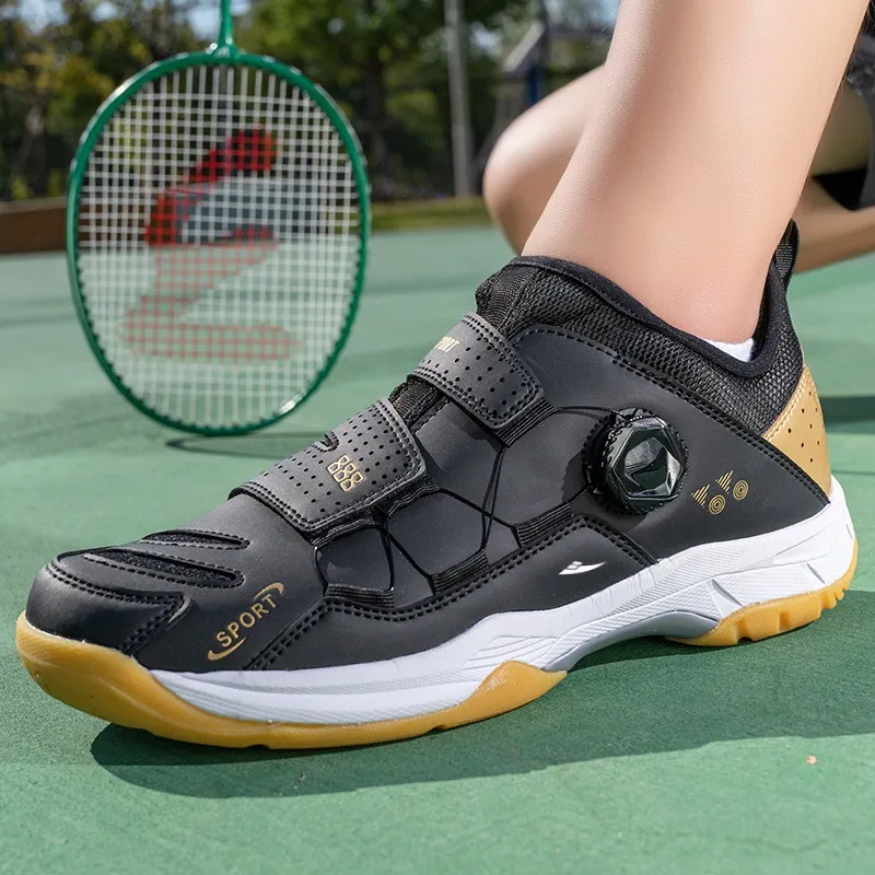 Kuding Anti-Slip And Wear-Resistant Breathable Mid-Top Badminton Shoes Unisex-3