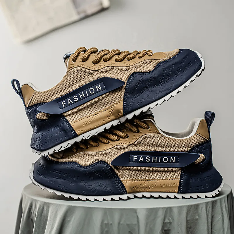 Kuding Cushioning, Slip Resistant, And Abrasion Resistant Low Top Chunky Sneakers Men's-11