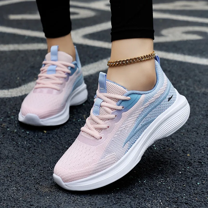 Kuding Anti Slip Wear Resistant Low Top Casual Shoes Women's-1
