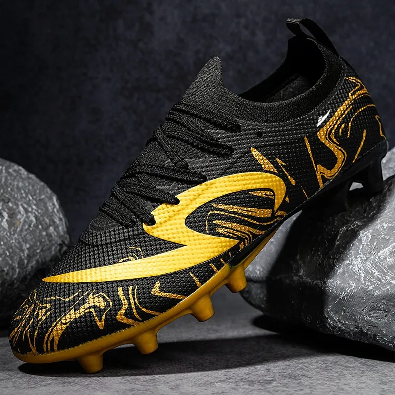 Kuding AG Rubber Short Studs Cushioned Slip Resistant Soccer Shoes Men's-9