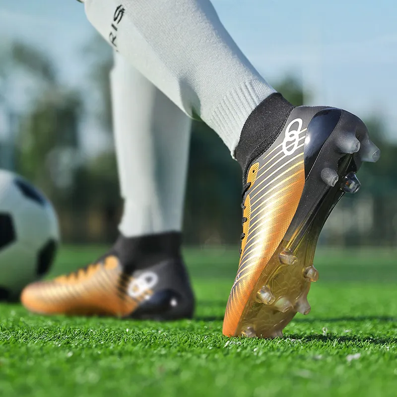 Kuding MG Rubber Short Studs Natural Ground Abrasion-Resistant Soccer Shoes Unisex-2