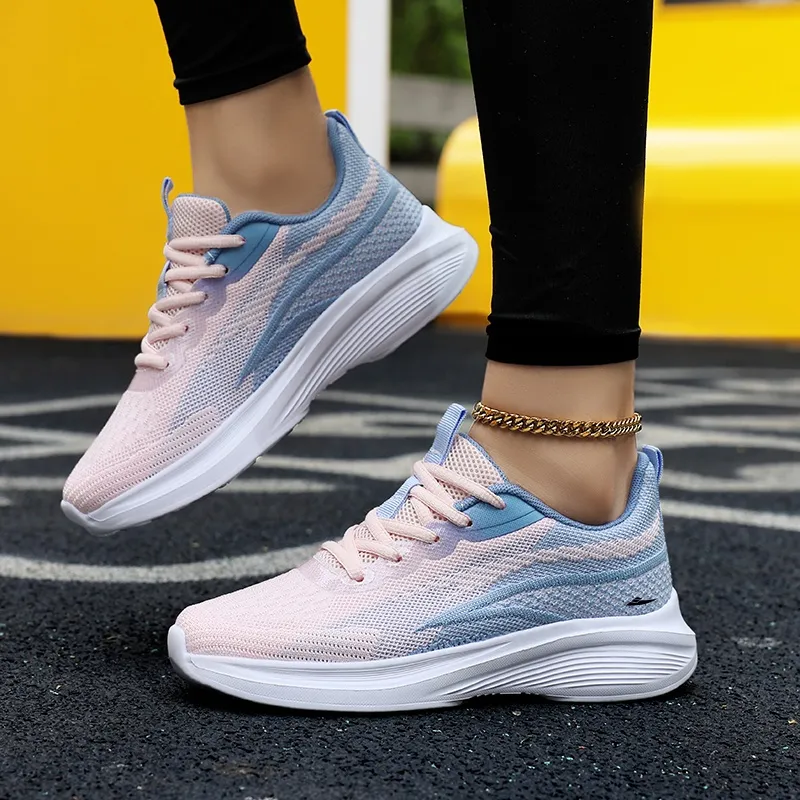 Kuding Anti Slip Wear Resistant Low Top Casual Shoes Women's-2