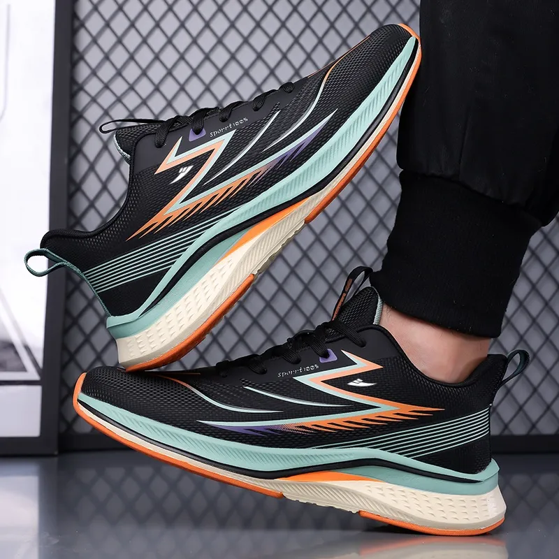 Kuding Anti Slip And Wear Resistant Breathable Low Top Casual Marathon Running Shoes Men's-6