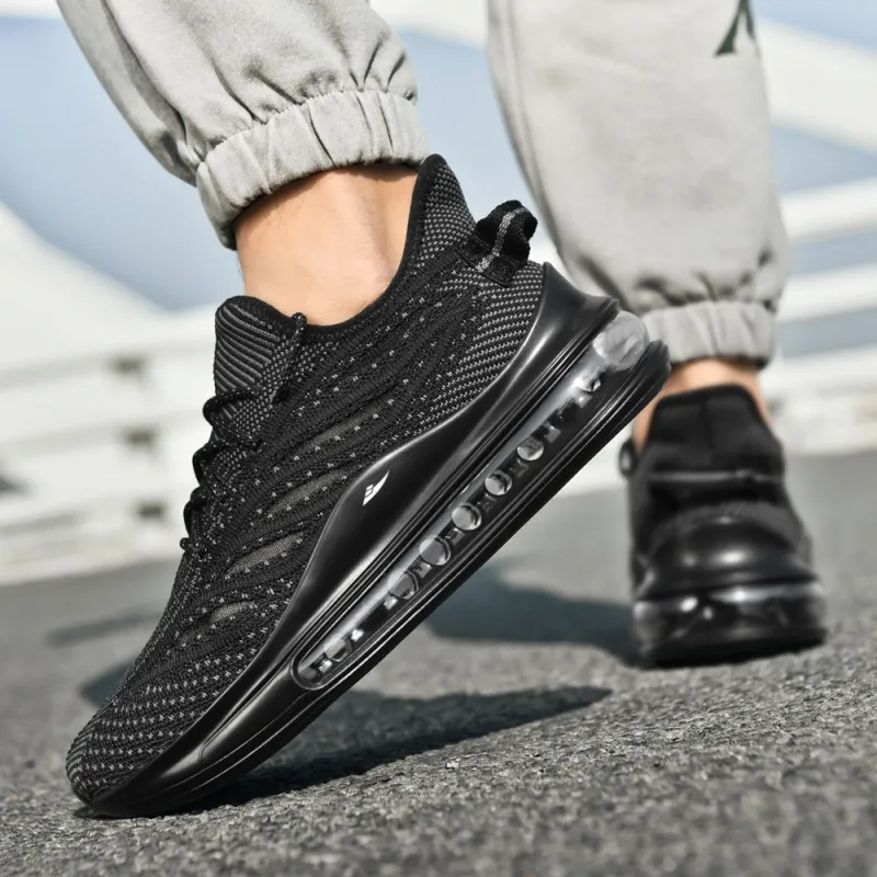 Kuding Breathable Quick Dry Lightweight Low Top Casual Long Distance Running Shoes Men's-1