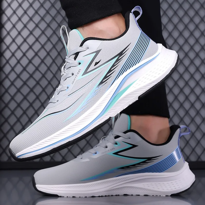 Kuding Anti Slip And Wear Resistant Breathable Low Top Casual Marathon Running Shoes Men's-2