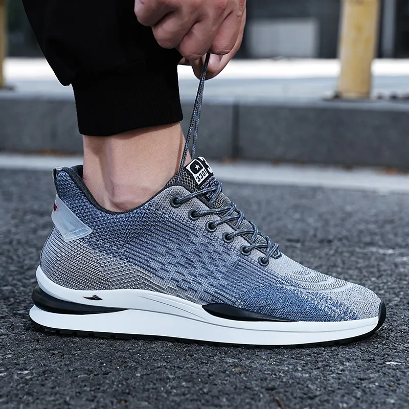 Kuding Anti Slip And Wear Resistant Cushioning Lightweight Low Top Running Shoes Men's-3