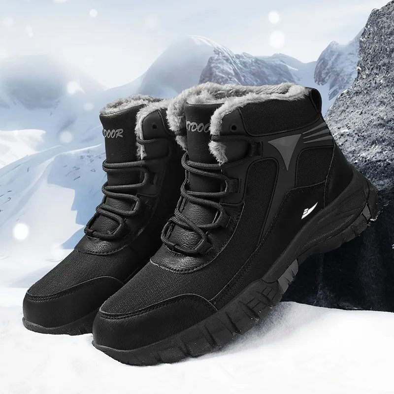 Kuding Warm Outdoor Boots Men's-3