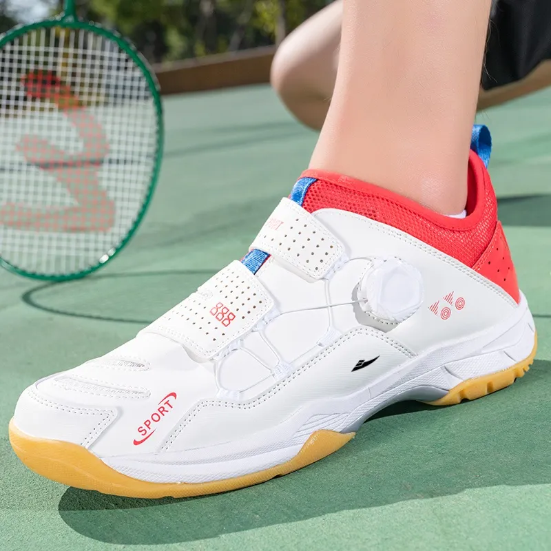 Kuding Anti-Slip And Wear-Resistant Breathable Mid-Top Badminton Shoes Unisex-8