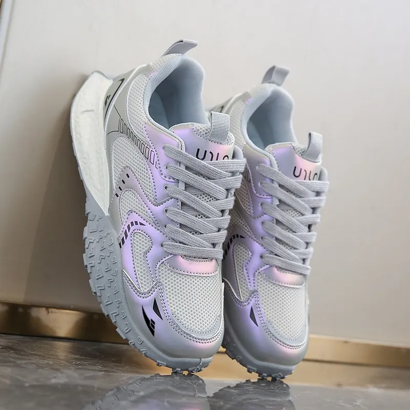Kuding Durable Breathable Lightweight Low Top Casual Shoes Women's-19