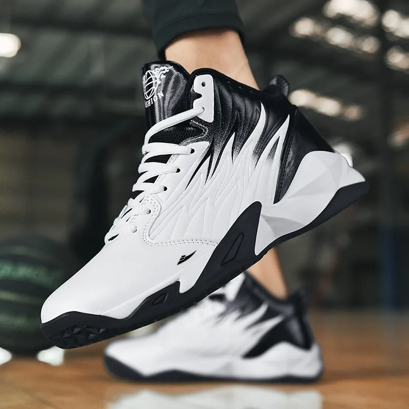 Kuding Water-Resistant Slip-Resistant Basketball Shoes Unisex-2