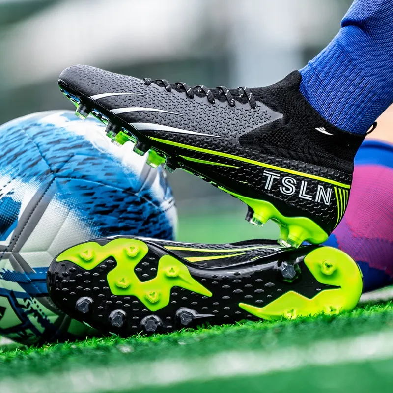 Kuding TF Rubber Broken Studs Artificial Ground Slip Resistant Soccer Shoes Unisex-16