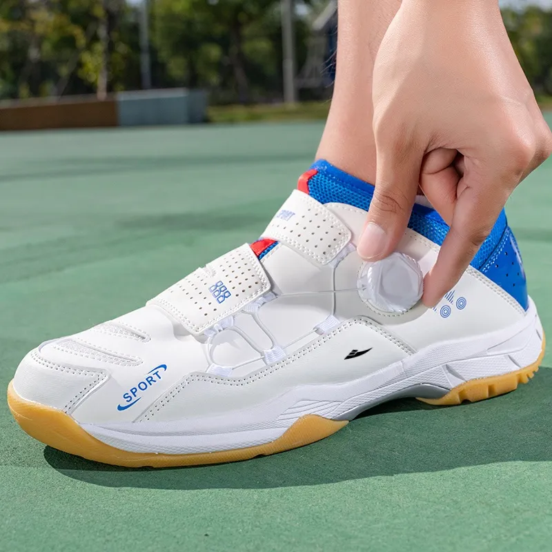 Kuding Anti-Slip And Wear-Resistant Breathable Mid-Top Badminton Shoes Unisex-12