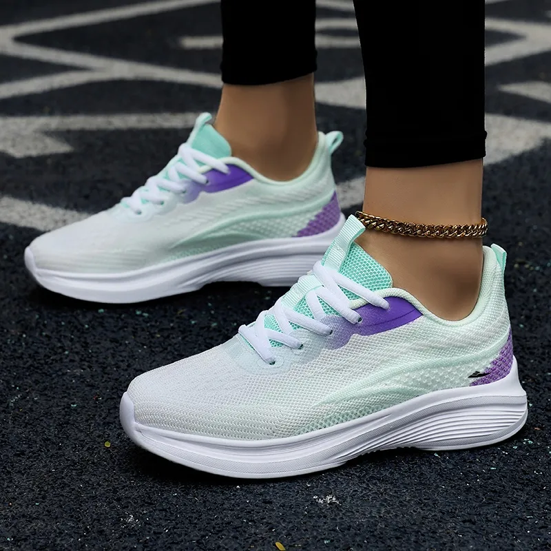 Kuding Anti Slip Wear Resistant Low Top Casual Shoes Women's-7