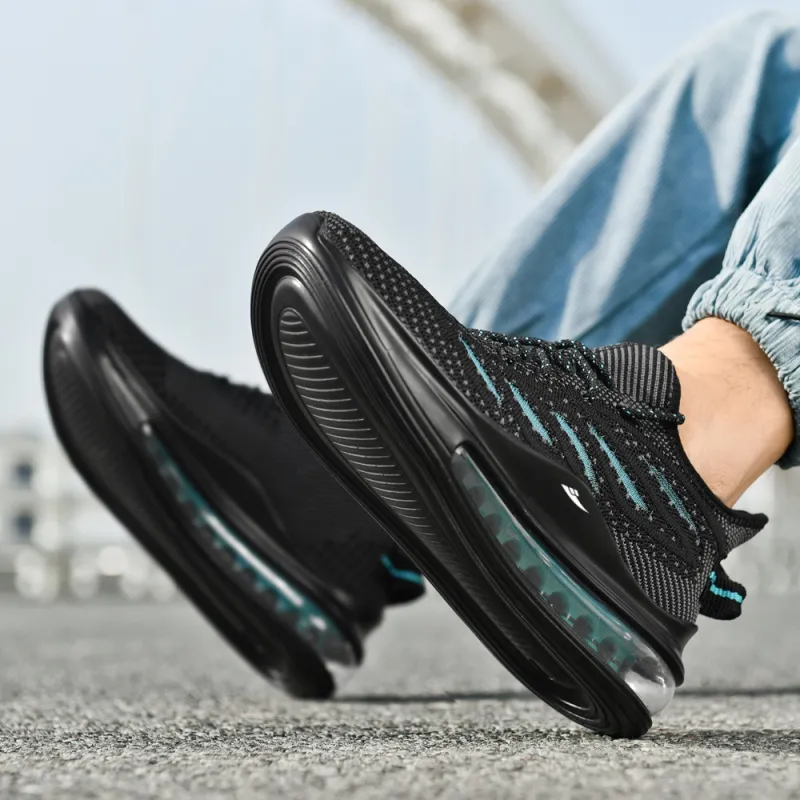 Kuding Breathable Quick Dry Lightweight Low Top Casual Long Distance Running Shoes Men's-6