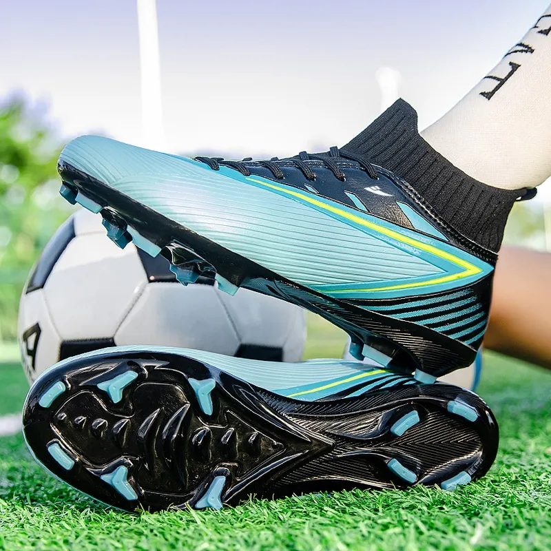 Kuding MG Rubber Short Studs Firm Ground Cushioned Slip Resistant Soccer Shoes Unisex-14