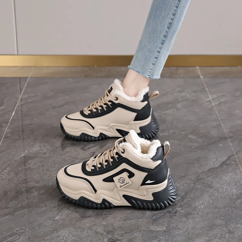 Kuding Slip Resistant Warm Casual Shoes Women's-6