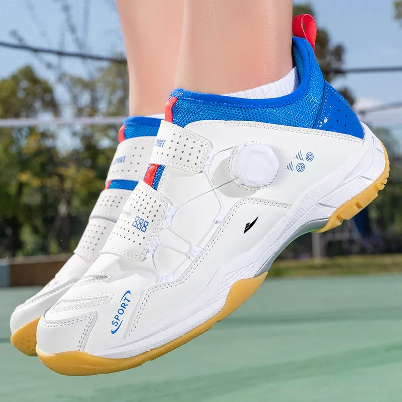 Kuding Anti-Slip And Wear-Resistant Breathable Mid-Top Badminton Shoes Unisex-14