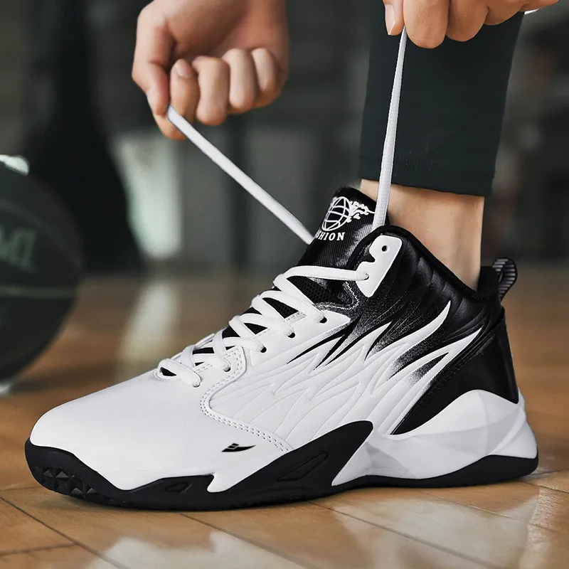 Kuding Water-Resistant Slip-Resistant Basketball Shoes Unisex-1