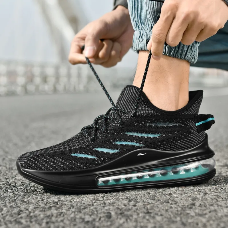 Kuding Breathable Quick Dry Lightweight Low Top Casual Long Distance Running Shoes Men's-9