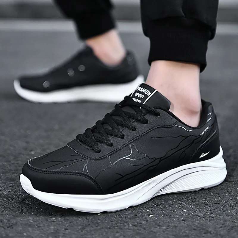 Kuding Slip-Resistant Water-Resistant Low-Top Casual Shoes Men's-7