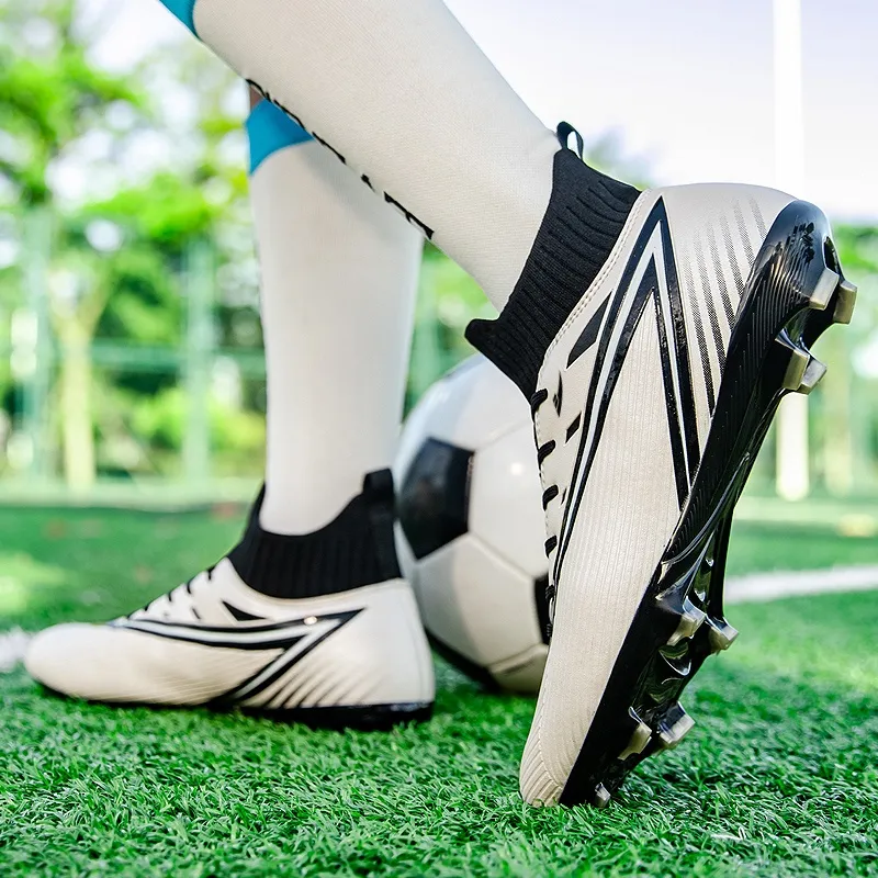 Kuding MG Rubber Short Studs Firm Ground Cushioned Slip Resistant Soccer Shoes Unisex-7