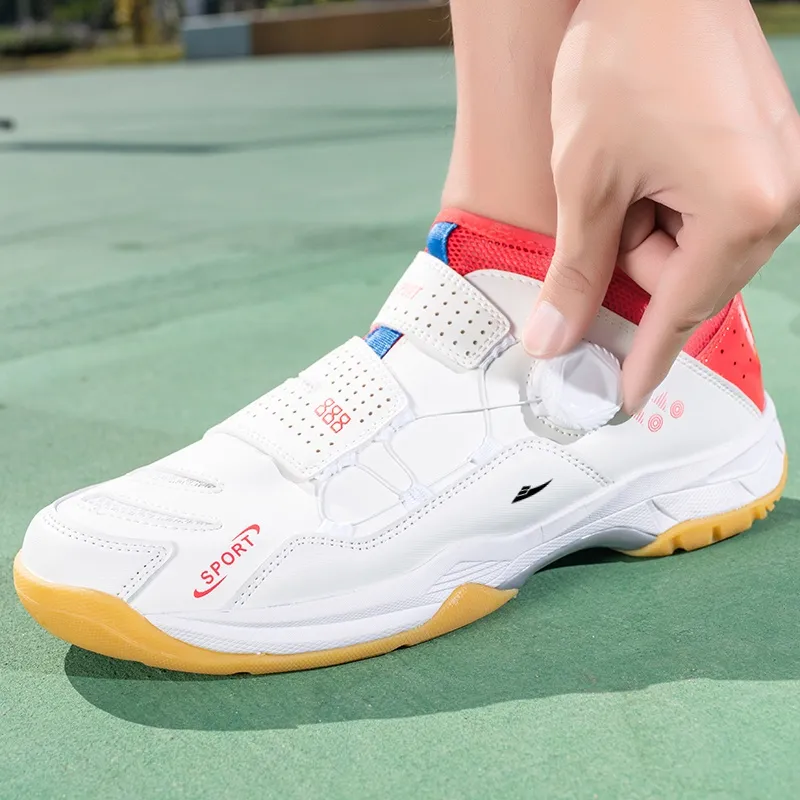 Kuding Anti-Slip And Wear-Resistant Breathable Mid-Top Badminton Shoes Unisex-7