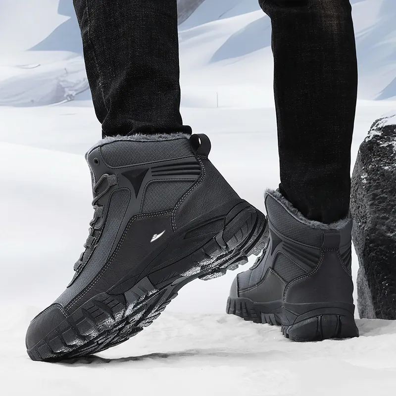 Kuding Warm Outdoor Boots Men's-9