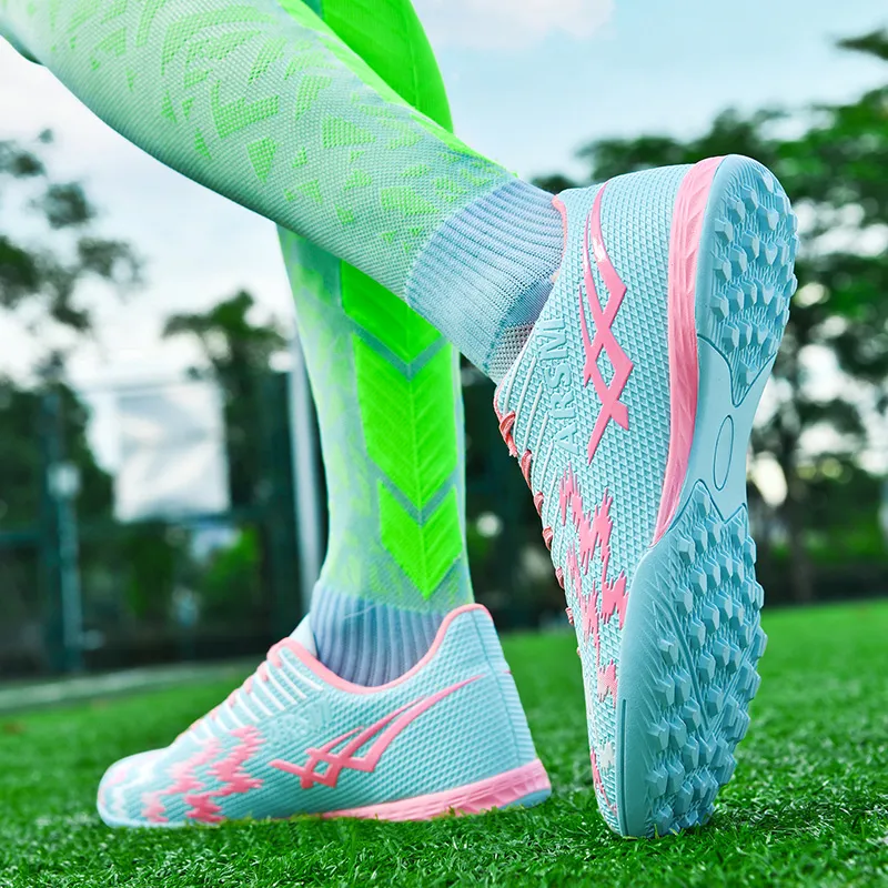 Kuding TF Rubber Broken Studs Natural Ground Cushioning Wear-Resistant Soccer Shoes Unisex-12