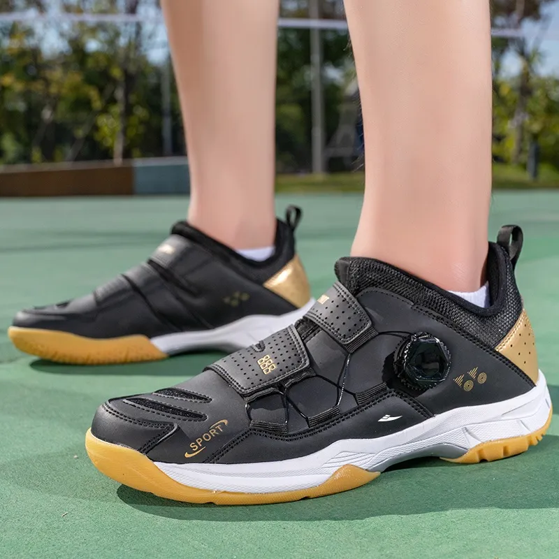 Kuding Anti-Slip And Wear-Resistant Breathable Mid-Top Badminton Shoes Unisex-1