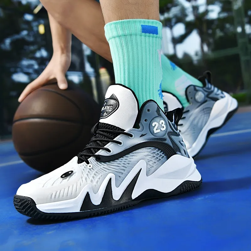 Kuding High Top Casual Shoes Men's-14